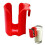10PCS Cookie Holder Mug Red Cookie Rack Reusable Plastic Cup Side Cookie Organizer Hanging Cookie Storage 3