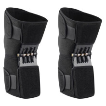 2X Supporto per Ginocchio Power Lift Medico Ginocchio Debole Tutore Supporto Articolare Stabilizzatore A Molla Palestra Sport Salute Cura Delle Gambe