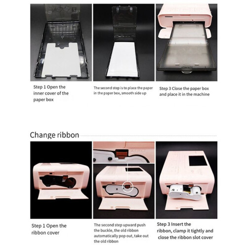 2set Compatible for  Selphy CP1300 Ink and Paper Set 2