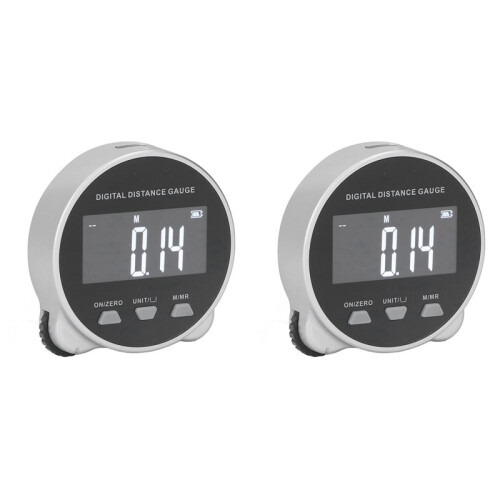 2X Digital Tape Measure, 656 Ft High Accuracy Electronic Rolling Ruler with LCD Display, Electronic Ruler Measuring Tool