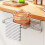 Stainless Steel Foldable Countertop Storage Rack for Kitchen, Space-Saving Design Extends Countertop Utility 3
