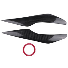 Para Focus 2009 - 2011 Fibra de Carbono Farol Decorativo Capas PáLpebras MK2 Fibra de Vidro Sobrancelha Adesivo
