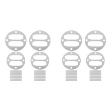 4X Kit de Juntas para Compresor de Aire, Piezas para Compresores Centrales Neumáticos 68740, 69667 y 67501 (3,11 Pulgadas)