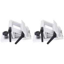 2X Adjustable Replacement Tool Rest Sharpening Jig, Metal 6in 8in Bench Grinder Sharpening Jig, Miter Slide Tool Holder
