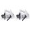 2X Adjustable Replacement Tool Rest Sharpening Jig, Metal 6in 8in Bench Grinder Sharpening Jig, Miter Slide Tool Holder 1
