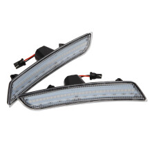 Marcadores Laterais de LED Dianteiros Do Carro, para ATS CTS CTS-V 2015-2019 Indicador Luminoso da Luz Do Sinal de MudançA de DireçãO ÂMbar,