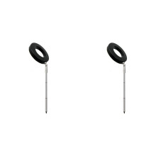 2X Lampe de Croissance de Plantes à LED Anneau de Gradation Minuterie Réglable Rétractable Hauteur Complet Imitation de la Lumière Du Soleil