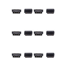 6 Par Conectores Descarga de Energía de Caja de Batería de Litio, Enchufe Macho de 5 Pines y Enchufe Hembra, Enchufe de Alimentación de Piezas de