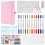 A5 Hardcover Dotted Journal Notebook with 184 Numbered Pages,Dotted Journaling Kit for Beginner Green 3