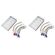 2X Controlador de Bicicleta Eléctrica de Onda Sinusoidal de 48 V, 60 V, 72 V y 50 A, Motor Universal Sin Escobillas de 500-3000 W para Patinete