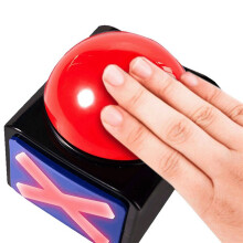 10PCS Game Answer Buzzer , Game Buzzer Alarm Sound Button with Light Trivia Quiz Got Talent Buzzer Game Toys