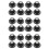 24X Witch Hat Knobs Top Hat Knobs Tone Volume Control Knobs for Electric Guitar Bass Amplifier Effect Pedal 2