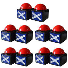 10PCS Game Answer Buzzer , Game Buzzer Alarm Sound Button with Light Trivia Quiz Got Talent Buzzer Game Toys
