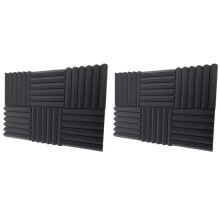 12Pcs Acoustic Foam 30X30X5cm Acoustic Foam Panels for Studio KTV Soundproof Treatment Paint Pads Paper Wall Sticker