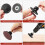 2 Inch Sanding Discs, 150 Pcs 80 Grit Quick Change Disc, Die Grinder Danding Disc for Surface-Prep Strip Grind 1