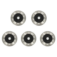 5pcs 125 x 2.8mm M14 Double-Sided Diamond Saw Blade Grinding Slice Type with Flange