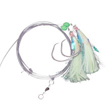 Sabiki-Rigs 8/0 Lures Bait Rigs, Glow Fishing Beads High Carbon Hooks for Freshwater/Saltwater D