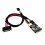 9pin USB Connector 1 to 2 USB Extension Cable USB HUB USB2.0 9Pin Header Connector Adapter with  Power Cable 6