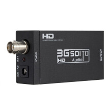 3G-SDI to -Compatible Converter 3G-SDI to HDTV 1080P Broadcasting-Level Transmission Converter for Monitor HDTV