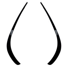 Divisor de PáRa-Choque Dianteiro Spoiler Canard Air Knife Surround Trim para - CLS-Class C218 X218 2014-2017 AMG Linha A