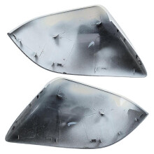 (1 pair) Exquisite Side Rearview Mirror Cover Cap For Tesla Model 3 M3 2017-2023 Pearl White With Buckle Rearview Mirror Cover Caps Car Accessories