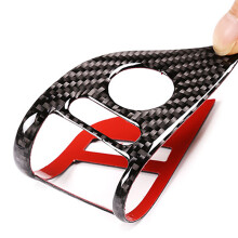 Car Soft Carbon Fiber Window Lifting Cover Trim for- X1 2011-2015 RHD