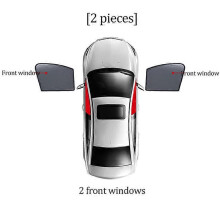 (2PCS Front) For Changan CS95 2017-2024 Magnetic Car Sunshade Shield Front Windshield Curtain Rear Side Baby Window Sun Shade Visor