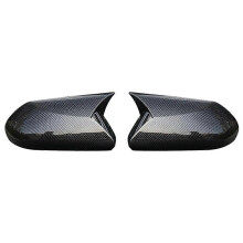(Carbon) Exquisite For Toyota Camry 2018-2023 Car Rearview Side Mirror Cover Wing Cap Exterior Door Rear View Case Trim Carbon Fiber Look Black A