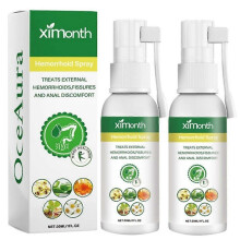 (2pcs) Hemorrhoids Spray Relieve Swelling Pain Relieve Itching Hemorrhoids Care Eliminate Meatballs Anal Shu Spray