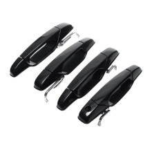 Preto Brilhante para 2007-2014 MaçAnetas da Porta Externa Traseira Dianteira Esquerda Direita 20828237/25890220/15915106/25890259