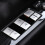 Silver Sequin Stickers Modified Special Interior Lifting Panel Frame Window Button Sticker for  Alphard 15-20 6