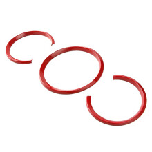 Dashboard Instrument Panel Decorative Ring Cover Trims Sticker for Macan 2014 Car Styling Accessories