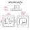 WiFi  Thermostat Temperature Controller for  Home, Alexa, Tuya Boiler Floor Heating 3