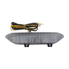 Lâmpada de luz de freio de LED para motocicleta traseira para YZF R1 YZF-R1 2002 2003 Luz de pisca-pisca transparente