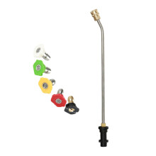 High Pressure Washer Spraygun Extension Rod 1/4Inch Quick Connect Adapter 30 Degree Cleaning Machine for -K7