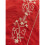 Women'S Boho Embroidered Blouse Puff Short Sleeve Button  Summer Peasant Top Red M 3