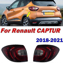 (Only Right) For Renault CAPTUR 2018 2019 2020 2021 Rear Tail Light Brake Light Stop Light Signal Lamp Auto Taillight Housing Without Bulbs