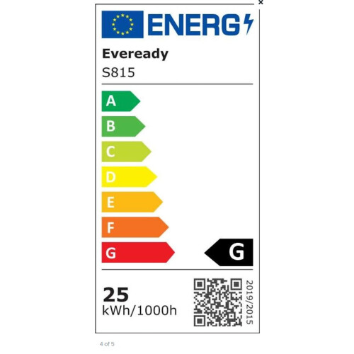 Eveready Mains Voltage G9 25W Halogen Capsule Bulb Lamp 2 Pack 2