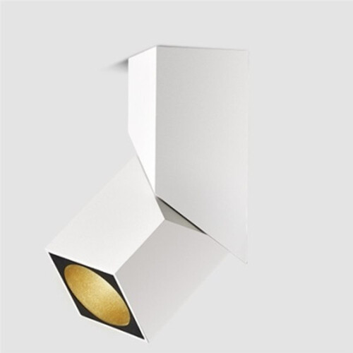 LED Indoor Ceiling Spotlight 360Adjustable Wall Light Ceiling Downlight -Surface Mounted COB Lighting Swivel Lamp White 2