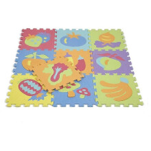 (Vegetables) Baby Crawling Pad EVA Foam Cushion Playmats Floor Puzzle Play Mat Interlocking Cartoon