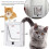 (XL, coffee) Lockable Pet Door 4 Way Locking Small Medium Large Dog Cat Flap White Frame 4