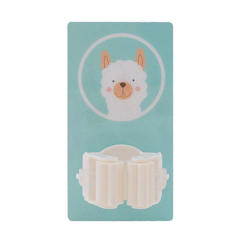 (B01) Mop Clip Mop Hook Household Punch-free Multi-function Rack Bubble Bear Strong Wall-mounted