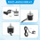 2X Rotary Incremental Encoder 38S6G5-B-G24N AB 2-Phase Connection 50P/R 5-24V Solid Shaft  Open Collector NPN Output 10