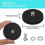 D66mm-Rubber Coated Anti-Scratch Magnets, Magnet Base with Threaded Studs,Magnets Hold the Base for Light Mirror Tool 7