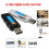 2X  U-Disk Digital Audio Recorder USB 3.0 Flash Drives Maximum Support 32GB Memory Card Black 2