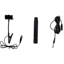 Saxophone Microphone Clip Musical Instrument Portable 3 Pin Trumpet Sax Omnidirectional Wired Mic Suit with 5M Cable