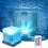 16Colors Wave Projector Light Touch LED Night Light Remote Dimmable Auto Rotating USB Powered Gift Party Decoration 5
