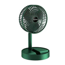 Desktop Electric Fan 180 Degree Adjustable Portable Fan Telescopic USB Rechargeable