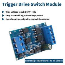 4V -60V Hochleistungs-Mos-Fet-Trigger-Antriebsschalter-Modulplatine Pwm-Einstellbarer Controller Dual-Mos-Modul