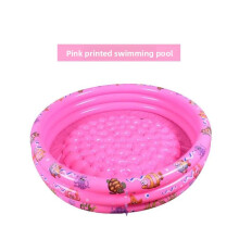 (Pink) Inflatable Baby Cartoon Pool With Ecofriendly Pvc For Water Play Family And Fun